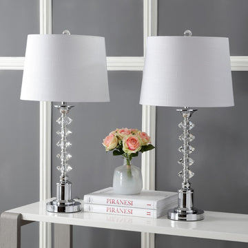 Kinsley 28" Crystal LED Table Lamp - JONATHAN Y